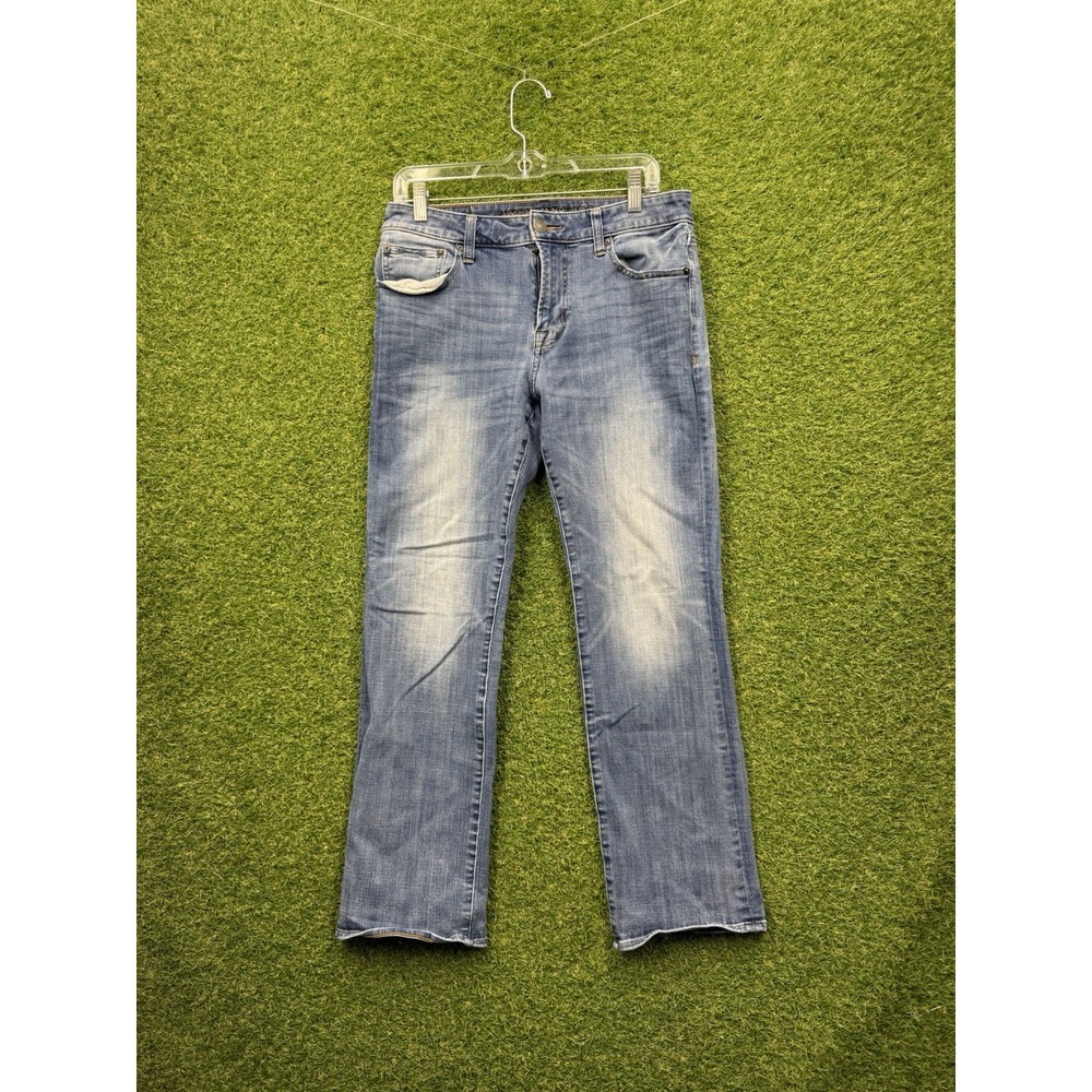 American Eagle Jeans Mens 32x32 Boot Cut Light Wash Stretch Denim Casual y2k